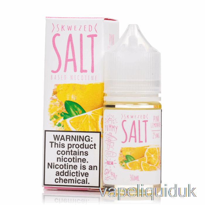 Pink Lemonade - SKWEZED Salts - 30mL 25mg Vape Juice